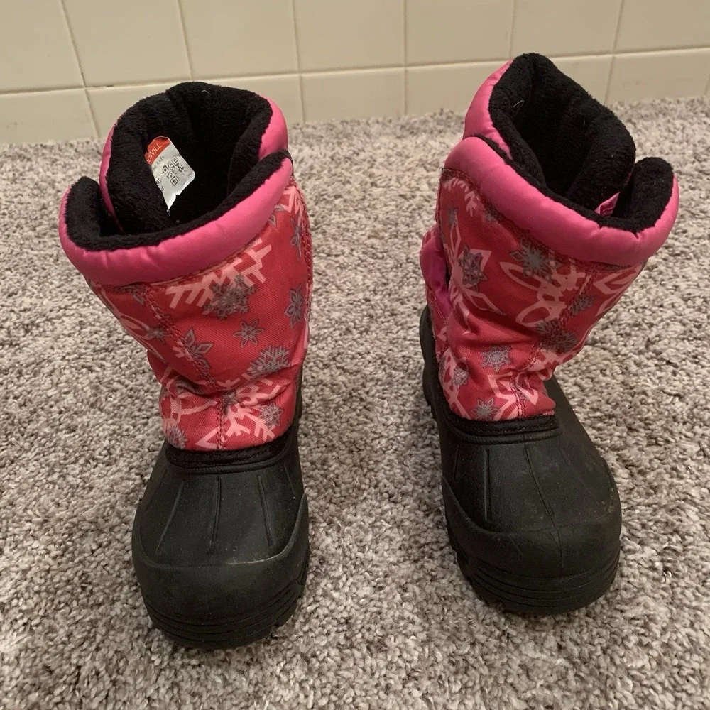 Northside Snow Boots‎ Girls Size 9 Pink Winter